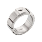Ανδρικό Δαχτυλίδι Emporio Armani EGS3081040 Ατσάλινο Ασημί