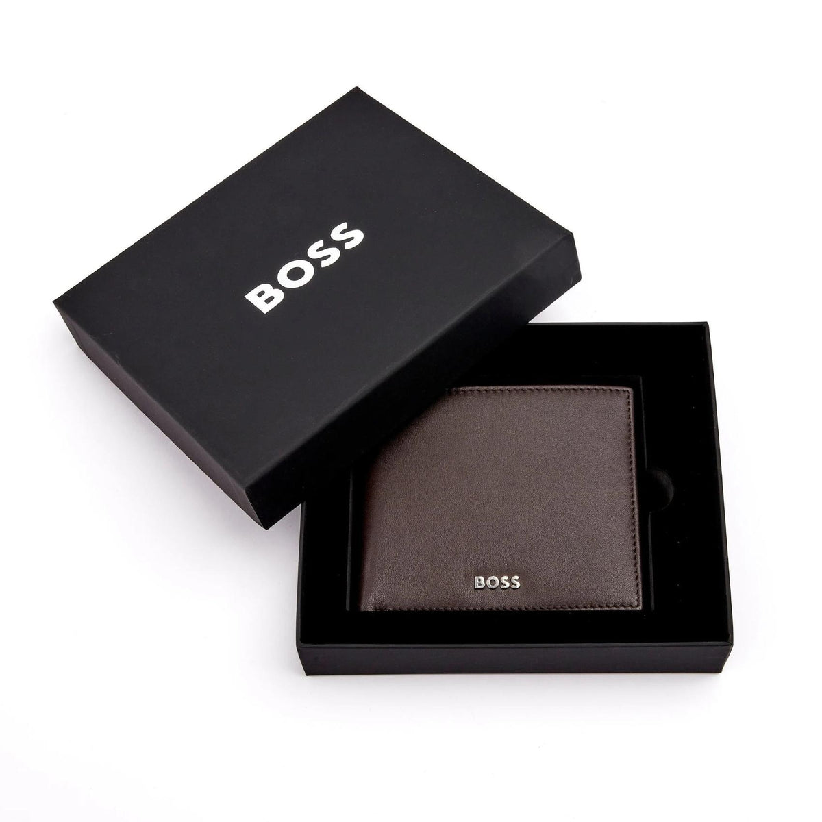 Ανδρικό δερμάτινο πορτοφόλι Hugo Boss Classic Smooth HLM403Y με τη συσκευασία του