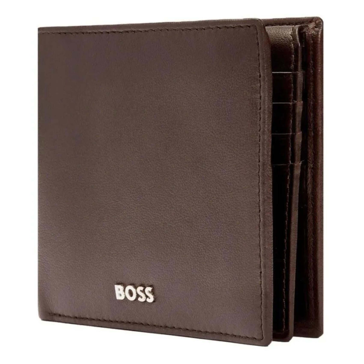 Δερμάτινo Πορτοφόλι Hugo Boss Classic Smooth HLY403Y σε Καφέ Χρώμα