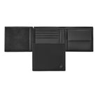 Ανδρικό Δερμάτινο Πορτοφόλι Hugo Boss Double B Saffiano HLN526A σε Μαύρο Χρώμα