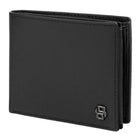 Ανδρικό Δερμάτινο Πορτοφόλι Hugo Boss Double B Saffiano HLN526A σε Μαύρο Χρώμα