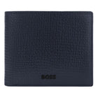 Ανδρικό Δερμάτινο Πορτοφόλι Hugo Boss Grid HLW632N σε Μπλε Χρώμα