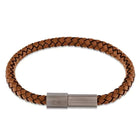 Βραχιόλι Calvin Klein 35100046 Δερμάτινο Καφέ