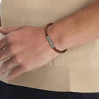 Βραχιόλι Calvin Klein 35100046 Δερμάτινο Καφέ