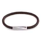 Ανδρικό Βραχιόλι Calvin Klein 35100064 Δερμάτινο Καφέ