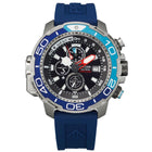 Καταδυτικό Ρολόι Citizen Promaster Aqualand BJ2169-08E Με Μπλε Λουράκι και Μαύρο Καντράν