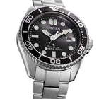 Καταδυτικό Ρολόι Citizen Promaster Eco-Drive Divers BN0261-51E Με Ασημί Μπρασελέ & Μαύρο Καντραν