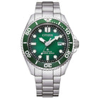 Καταδυτικό Ρολόι Citizen Promaster Eco-Drive Divers BN0269-50W Με Ασημί Μπρασελέ & Πράσινο Καντραν