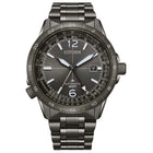 Αυτόματο Ρολόι Citizen Promaster Mechanical GMT NB6045-51H Με Γκρι Μπρασελέ