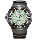 Καταδυτικό Ρολόι Citizen Promaster Professional Diver 300 BJ8055-04X Με Μαύρο Λουράκι & Πράσινο Καντράν