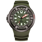 Καταδυτικό Ρολόι Citizen Promaster Professional Diver 300 BJ8057-17X Με Πράσινο Λουράκι & Πράσινο Καντράν
