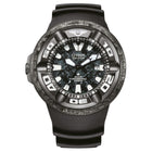 Ρολόι Citizen Promaster Professional Diver 300 BJ8056-01E Ecozilla Με Μαύρο Λουράκι & Μαύρο Καντράν