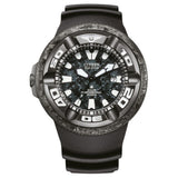 Ανδρικό καταδυτικό ρολόι Citizen Promaster Professional Diver 300 Godzilla BJ8056-01E με μαύρο καντράν 48mm και μαύρο λουράκι.