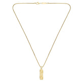 Ανδρικό κολιέ Lacoste 2040537 κατασκευασμένο από ανοξείδωτο ατσάλι σε χρυσό χρώμα 