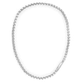 Ανδρικό κολιέ Calvin Klein 35100054 ατσάλινο ασημί με ταυτότητα. 