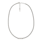 Ανδρικό Κολιέ Emporio Armani EGS3188040 Ταυτότητα Με Ασημί Αλυσίδα