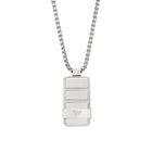 Ανδρικό Κολιέ Ταυτότητα Emporio Armani EGS3078040  Με Ασημί Αλυσίδα