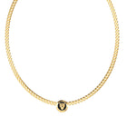 Ανδρικό Κολιέ Guess Panther JUMN06085JWYGT/U Χρυσό με Πάνθηρα
