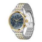 Ανδρικό Ρολόι Boss Stratus 1514329 με Δίχρωμο Μπρασελέ & Μπλε Καντράν