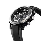 Ρολόι Edifice Casio ECB-40P-1AEF Με Μαύρο Λουράκι & Μαύρο Καντράν
