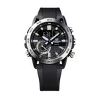 Ρολόι Edifice Casio ECB-40P-1AEF Με Μαύρο Λουράκι & Μαύρο Καντράν