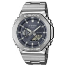 Ανδρικό Ρολόι Casio G-Shock GM-2110D-8AER με Ασημί Μπρασελέ