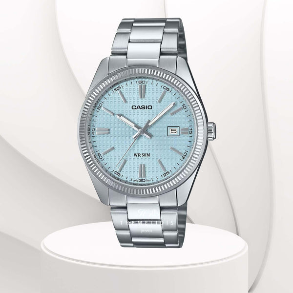 Ρολόι Casio Standard  MTP-1302PE-2AVEF  Με Ασημί Μπρασελέ