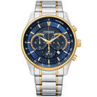 Ρολόι Citizen AN8194-51L Χρονογράφος Με Δίχρωμο Μπρασελέ