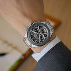 Ρολόι Citizen Attesa CC4104-53E Eco-Drive Satellite Wave GPS με Ασημί Μπρασελέ Τιτανίου