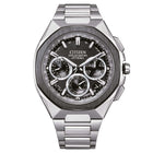 Ρολόι Citizen Attesa CC4104-53E Eco-Drive Satellite Wave GPS με Ασημί Μπρασελέ Τιτανίου