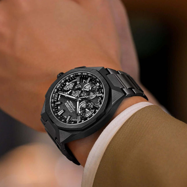 Ρολόι Citizen Attesa CC4105-69E Eco-Drive Satellite Wave GPS με Γκρι Μπρασελέ Τιτανίου