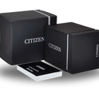Αυτόματο Ρολόι Citizen NY4058-01EE με Μαύρο Δερμάτινο Λουράκι & Μαύρο Καντράν