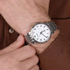 Ανδρικό Ρολόι Citizen BI5070-57A Με Ασημί Μπρασελέ & Λευκό Καντράν