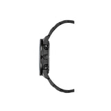 Μαύρο μπρασελέ του ανδρικού ρολογιού Citizen Eco-Drive CA0695-84E από ανοξείδωτο ατσάλι με κούμπωμα ασφαλείας.