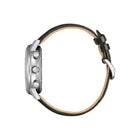 Ρολόι Citizen Eco-Drive CA4630-02A με Μαύρο Δερμάτινο Λουράκι και Λευκό Καντράν