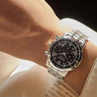 Ρολόι Citizen Eco-Drive CA4630-53E με Ασημί Μπρασελέ και Μαύρο Καντράν