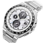 Ρολόι Citizen Eco-Drive Radio Controlled AT8238-84A με Ασημί Μπρασελέ