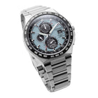 Ρολόι Citizen Eco-Drive Radio Controlled AT8238-84M με Ασημί Μπρασελέ