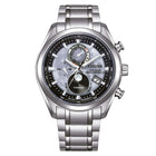 Ρολόι Citizen Eco-Drive Tsuki-yomi BY1010-81H με Ασημί Μπρασελέ