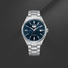 Ανδρικό Ρολόι Citizen Automatic NH8391-51LC με Ασημί Μπρασελέ & Μπλε Καντράν