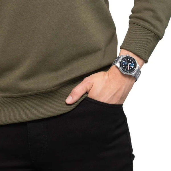 Αυτόματο Citizen Promaster Divers NY0100-50ME Με Ασημί Μπρασελέ