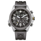 Ανδρικό Ρολόι Citizen Promaster Land Eco-Drive JV1007-07E Ψηφιακό-Αναλογικό με Μαύρο Καουτσούκ Λουράκι