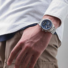 Ρολόι Citizen Promaster Sky Eco-Drive JV2000-51L Ψηφιακό-Αναλογικό με Ασημί Μπρασελέ & Μπλε Καντράν