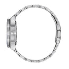Ανδρικό Ρολόι Citizen Series 8 GMT NB6031-56E με Ασημί Μπρασελέ & Μαύρο Καντράν