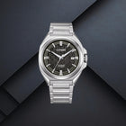 Ανδρικό Ρολόι Citizen Series 8 NB6050-51E με Ασημί Μπρασελέ & Μαύρο Καντράν