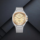 Ανδρικό Ρολόι Citizen Series 8 NB6059-57P με Ασημί Μπρασελέ & Σαμπανί Καντράν