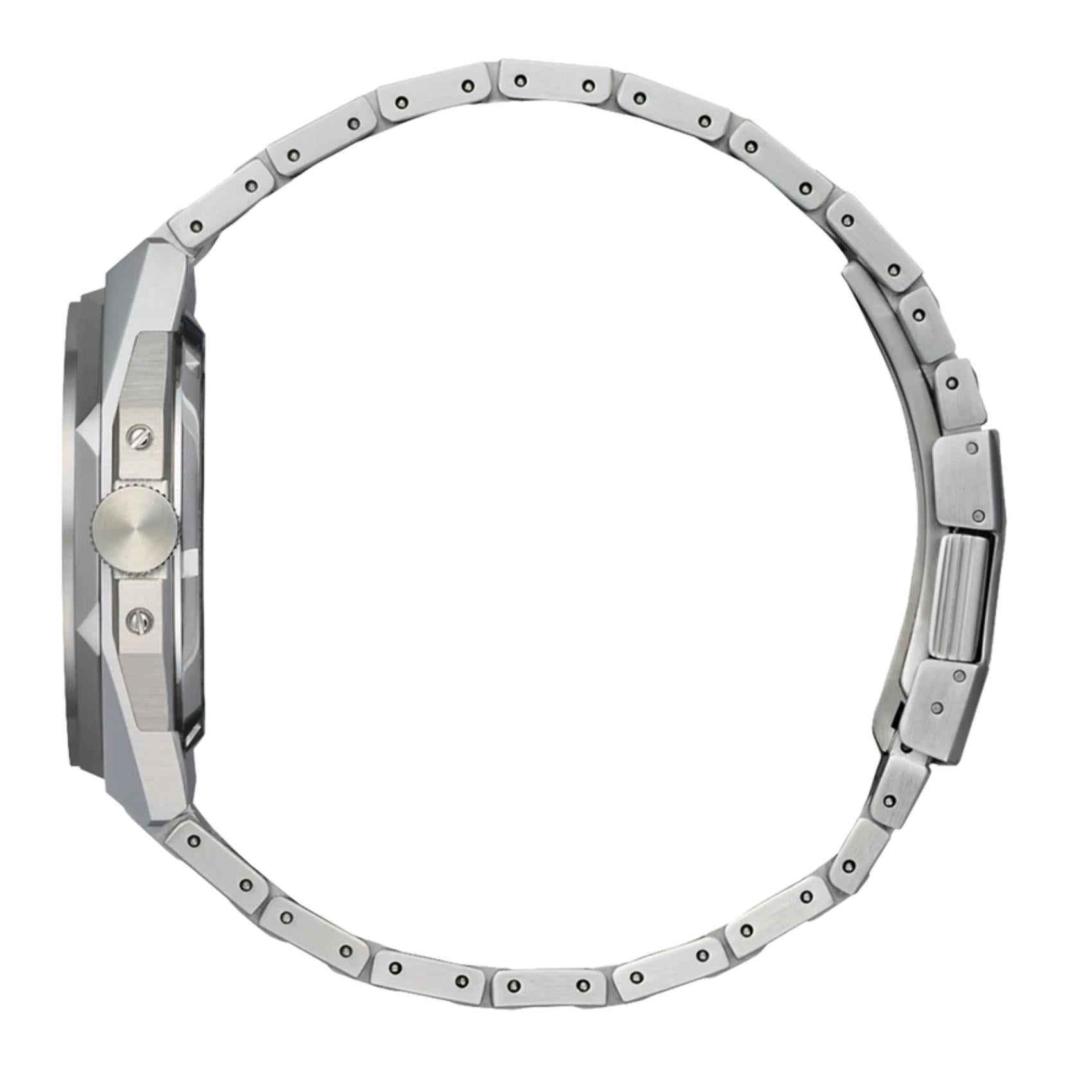 Ασημί ατσάλινο μπρασελέ ρολογιού Citizen Series 8 NB6080-51W
