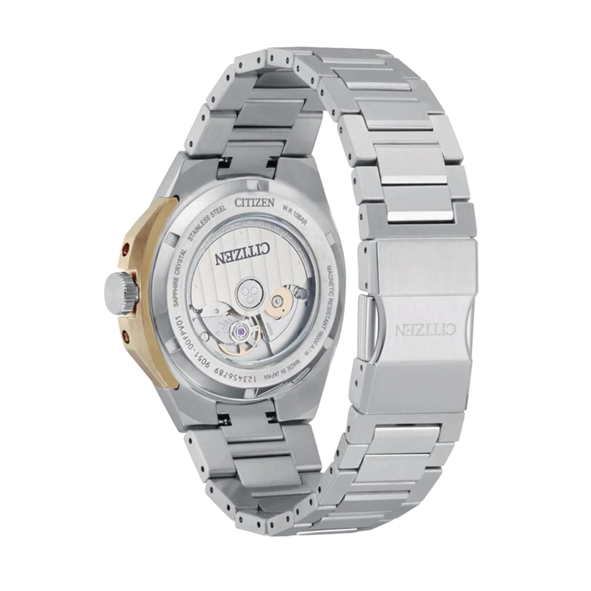 Open back ρολογιού Citizen Series 8 NB6084-50A με ορατό τον αυτόματο μηχανισμό