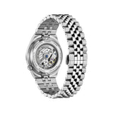 Πίσω όψη open back του ανδρικού ρολογιού Citizen Tsuyosa 60 NK0020-55E με ορατό αυτόματο μηχανισμό Caliber 8310.