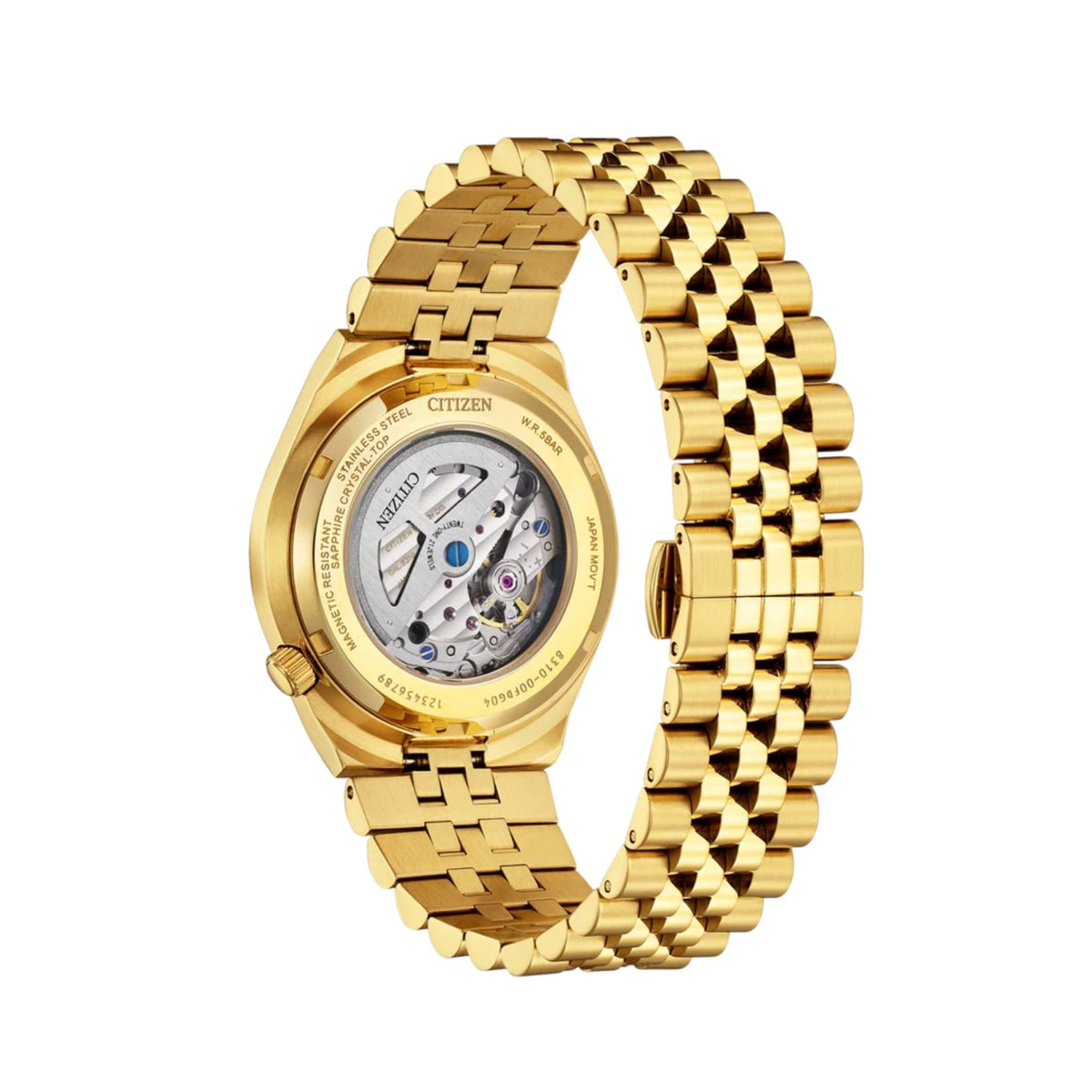 Open Back ρολογιού Citizen Tsuyosa 60 NK0022-50A με ορατό τον αυτόματο μηχανισμό